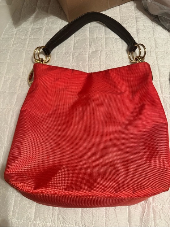JPK Paris 75 Handbags - JPK Paris Salmon/ Orange Shoulder Tote Bag with leather Handle.